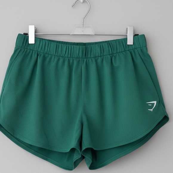 Gymshark Training Shorts, Woman’s Green Small Gym Shorts - Picture 6 of 6